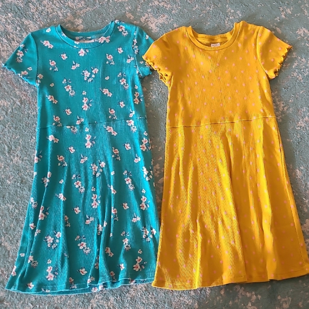 Floral and Polka Dot Kids Dresses